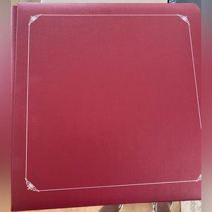 Creative memories 12x12 album cover - red